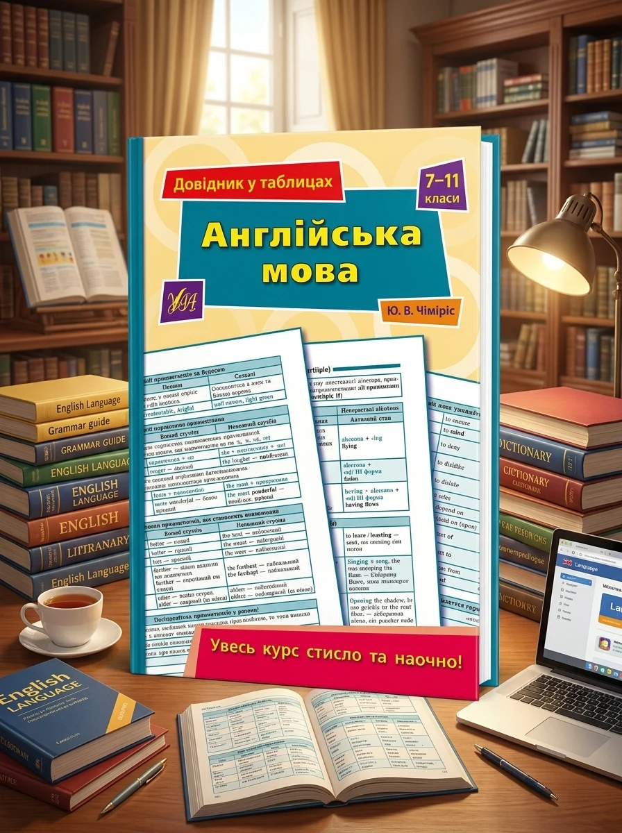 Англійська мова. Довідник у таблицях. 7–11 класи — фото 2