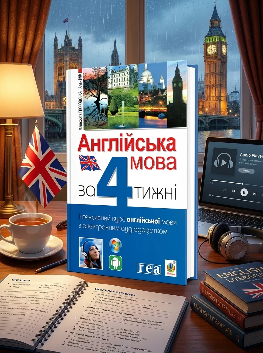 Англійська мова за 4 тижні. Інтенсивний курс англійської мови з електронним аудіододатком. Рівень 1 | купити книгу онлайн