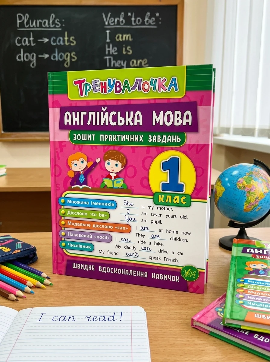 Англійська мова. Зошит практичних завдань. 1 клас — Розвивальні книги