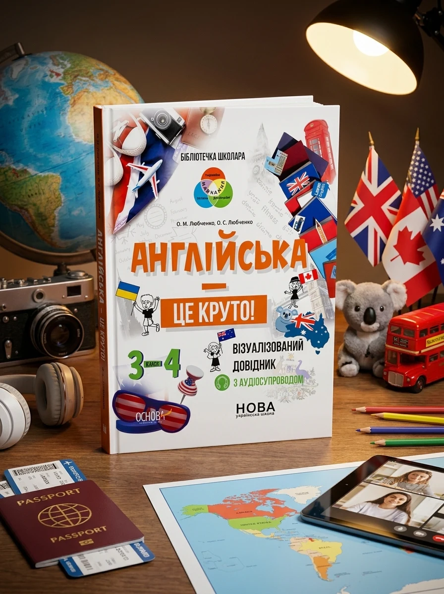 Англійська — це круто! Візуалізований довідник. 3–4 класи — Книги для школи