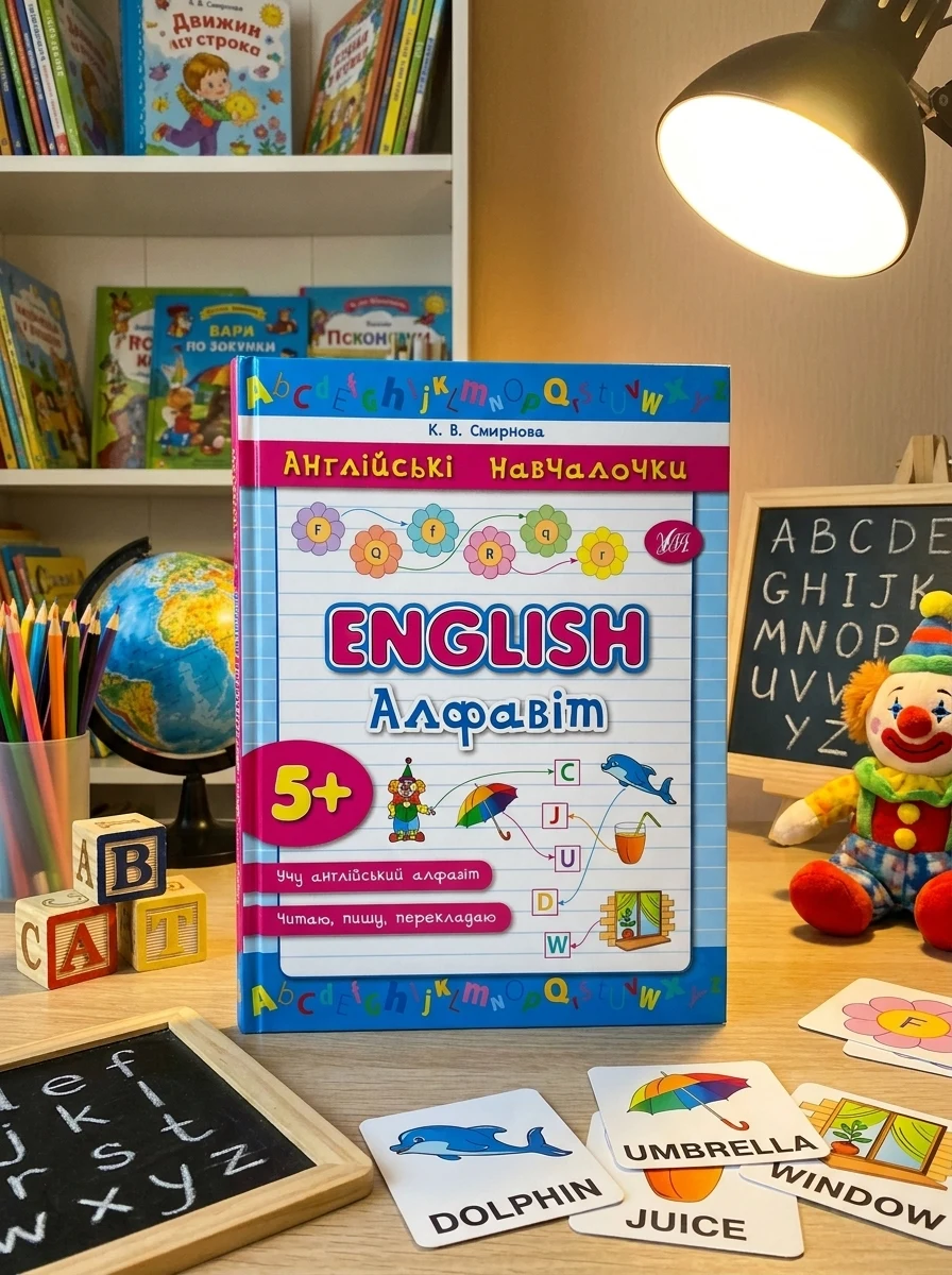 Англійські навчалочки. English. Алфавіт — Розвивальні книги