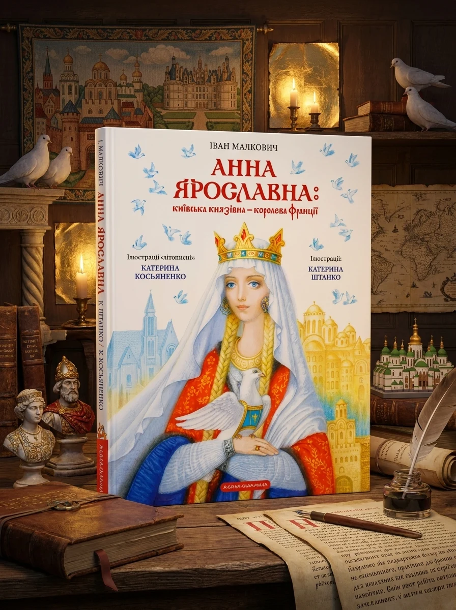 Анна Ярославна: Київська князівна — королева Франції — Пізнавальні книги для дітей