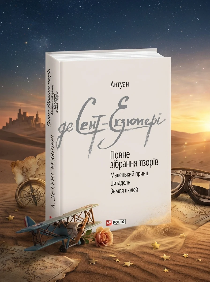 Антуан де Сент-Екзюпері. Повне зібрання творів. Маленький принц. Цитадель. Земля людей — Класична зарубіжна проза