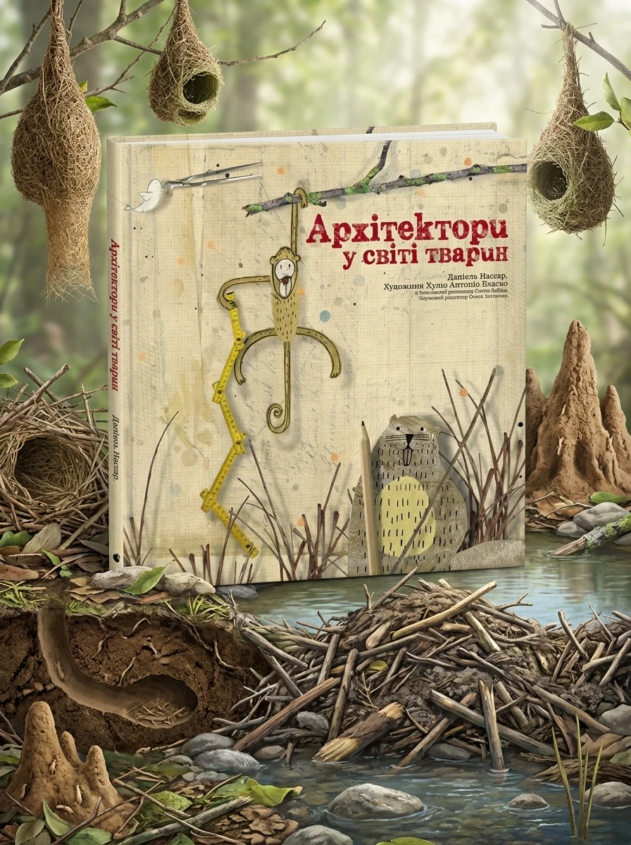 Архітектори у світі тварин — Пізнавальні книги для дітей