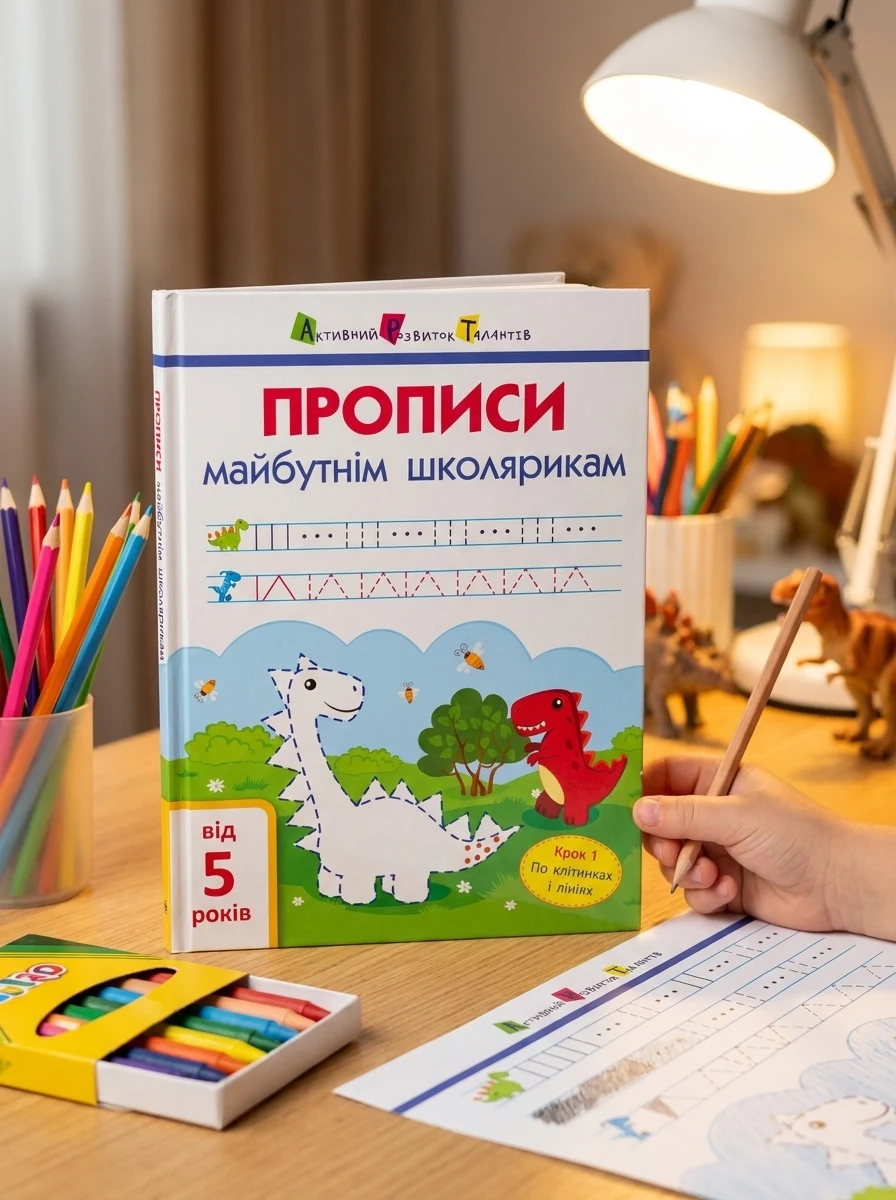 АРТ Прописи майбутнім школярикам. Крок 1. По клітинках і лініях — Підготовка до школи
