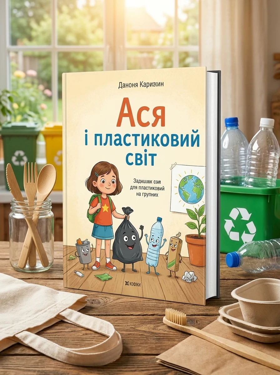 Ася і пластиковий світ — Пізнавальні книги для дітей