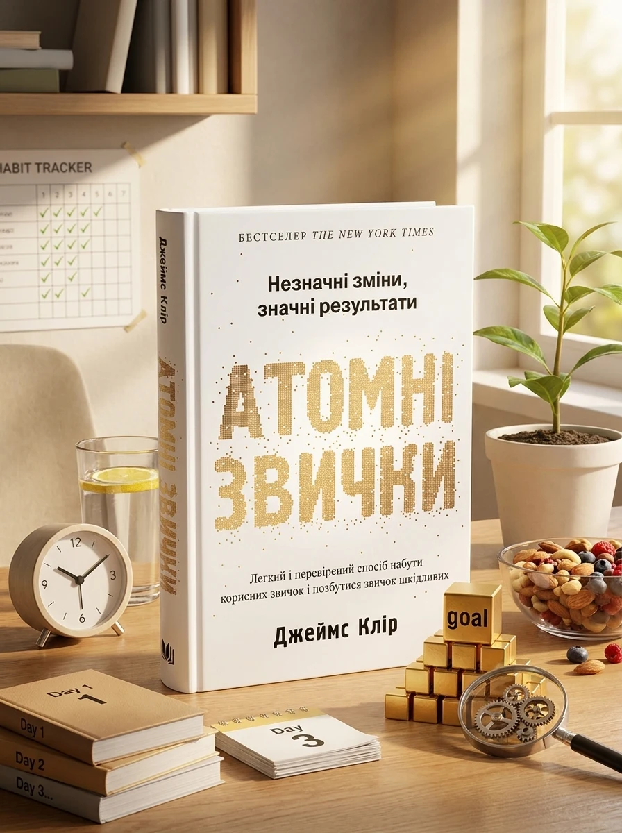 Атомні звички. Легкий і перевірений спосіб набути корисних звичок і позбутися звичок шкідливих — Саморозвиток та мотивація
