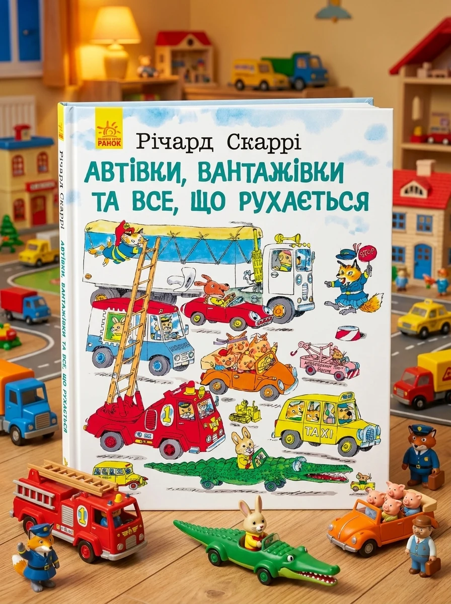 Автівки, вантажівки та все, що рухається — Дитячі енциклопедії