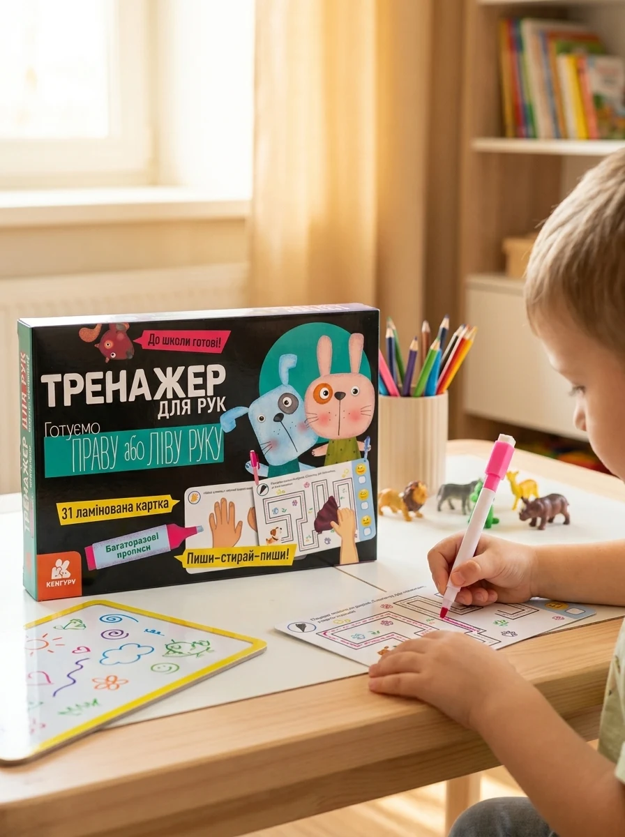 Багаторазові прописи. Тренажер для рук. Готуємо Праву або Ліву руку — фото 2