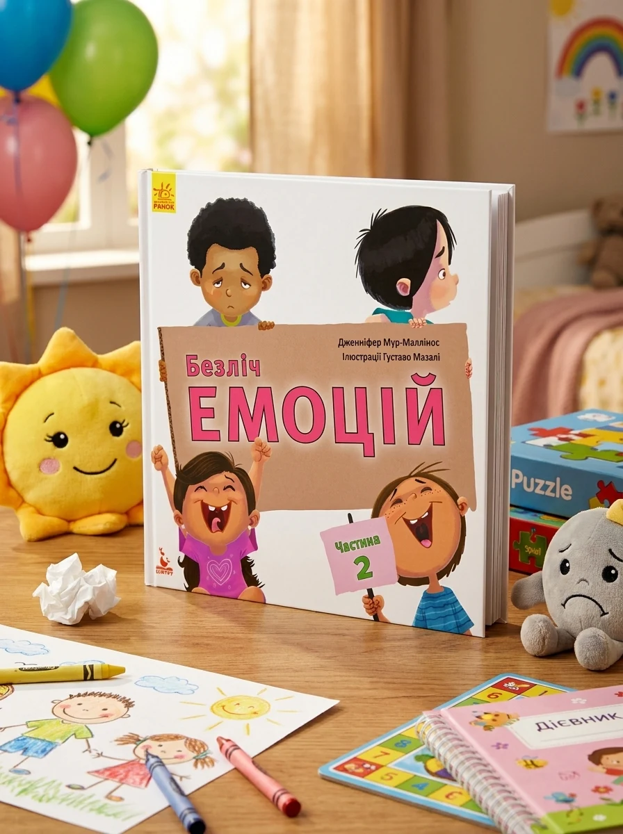 Безліч емоцій. Частина 2 — Пізнавальні книги для дітей