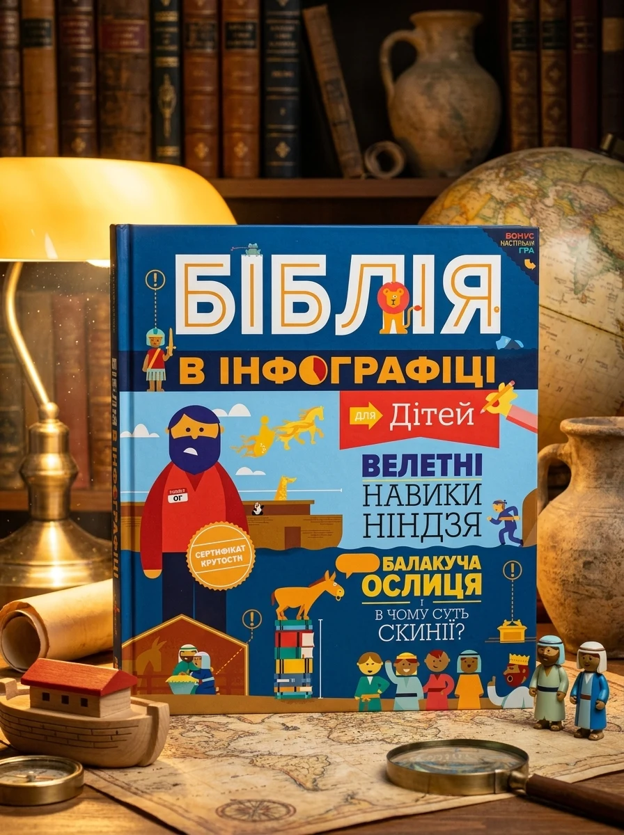 Біблія в інфографіці для дітей | купити книгу онлайн