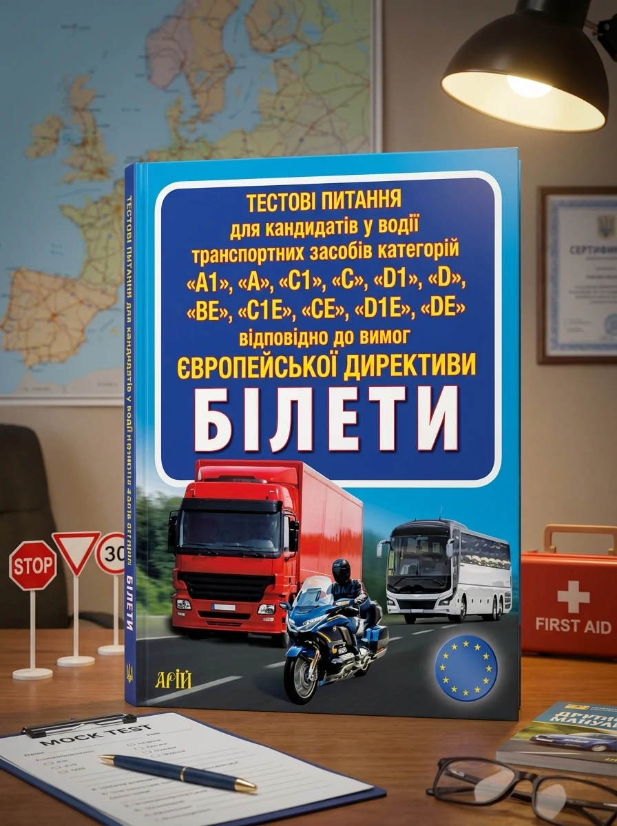 Білети. Тестові питання категорій «А, С, D, Е»