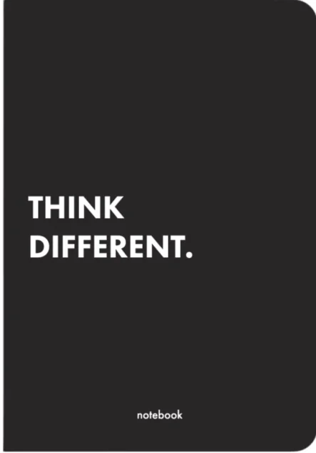 Блокнот «Think Different» (чорний) — Блокноти та записники