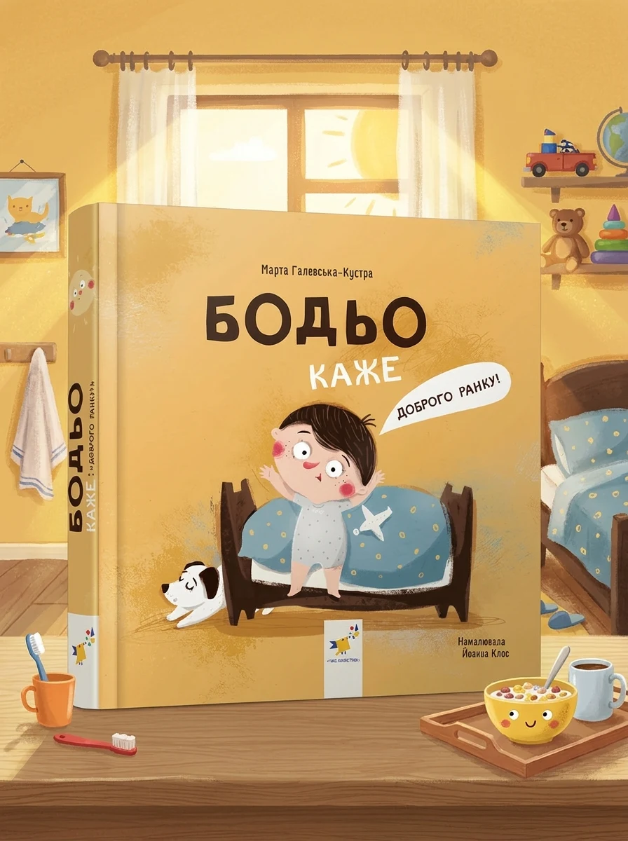 Бодьо каже: «Доброго ранку!» — Розвивальні книги