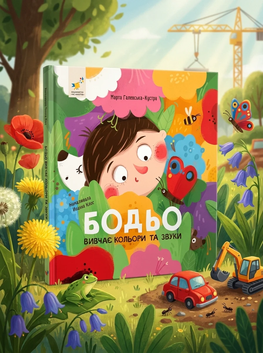 Бодьо вивчає кольори та звуки