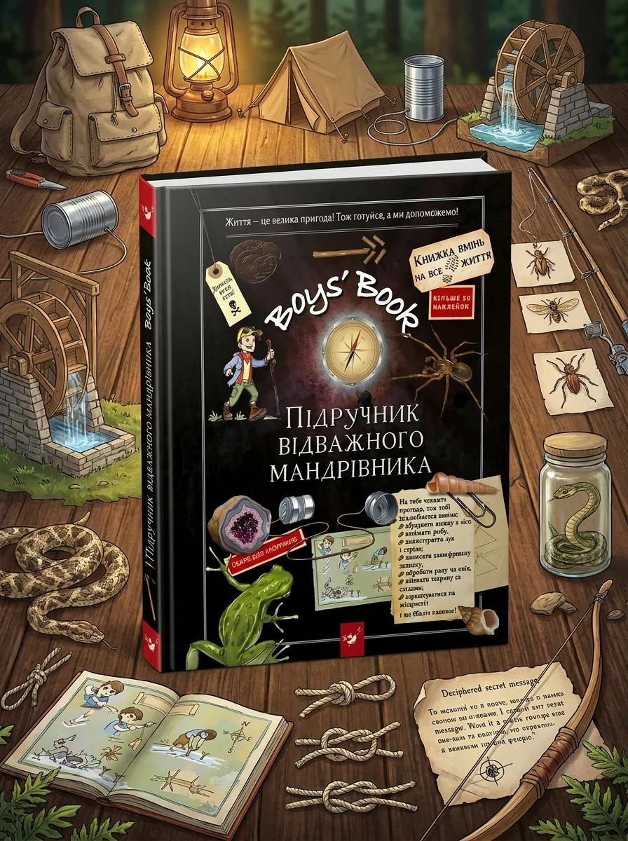Boys’ Book. Підручник відважного мандрівника — Дитячі енциклопедії