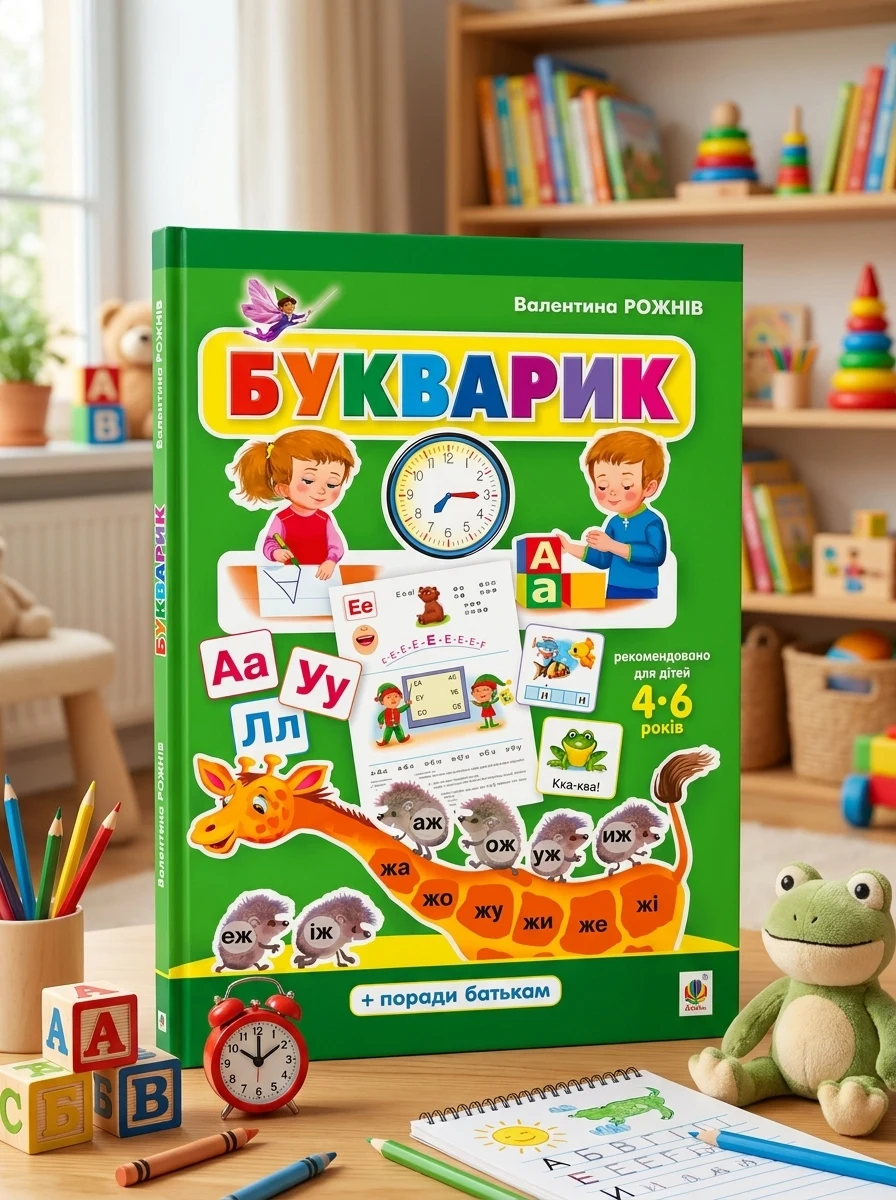 Букварик. Абетка дошколярика — Пізнавальні книги для дітей