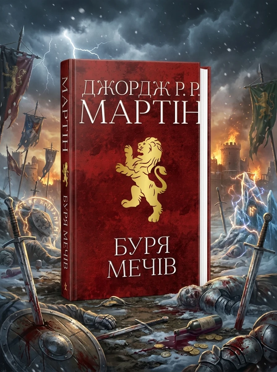 Пісня льоду й полум'я. Буря мечів. Книга третя — Зарубіжне фентезі