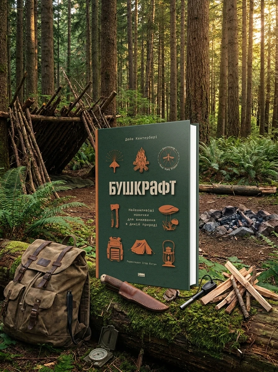 Бушкрафт. Найважливіші навички для виживання в дикій природі | купити книгу онлайн