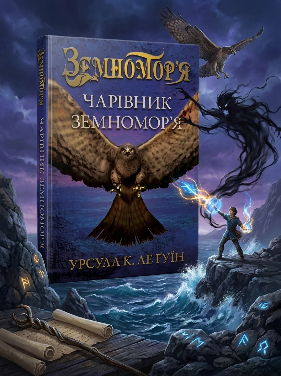 Чарівник земномор'я. Книга 1 — Зарубіжне фентезі