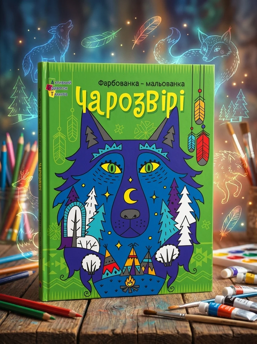 Чарозвірі. Фарбованка-мальованка — Розмальовки для дітей