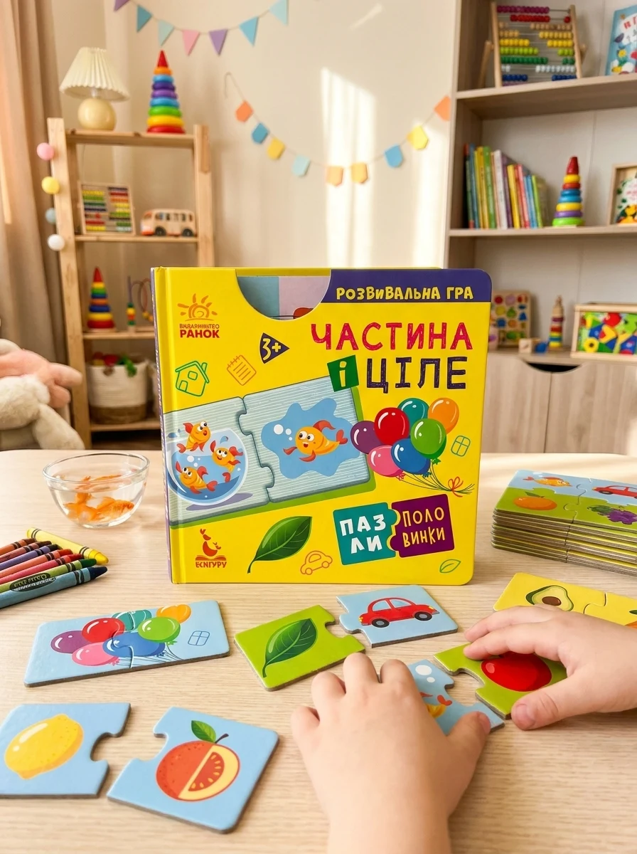 Частина і ціле. Пазли-половинки. Від 3 років — фото 2