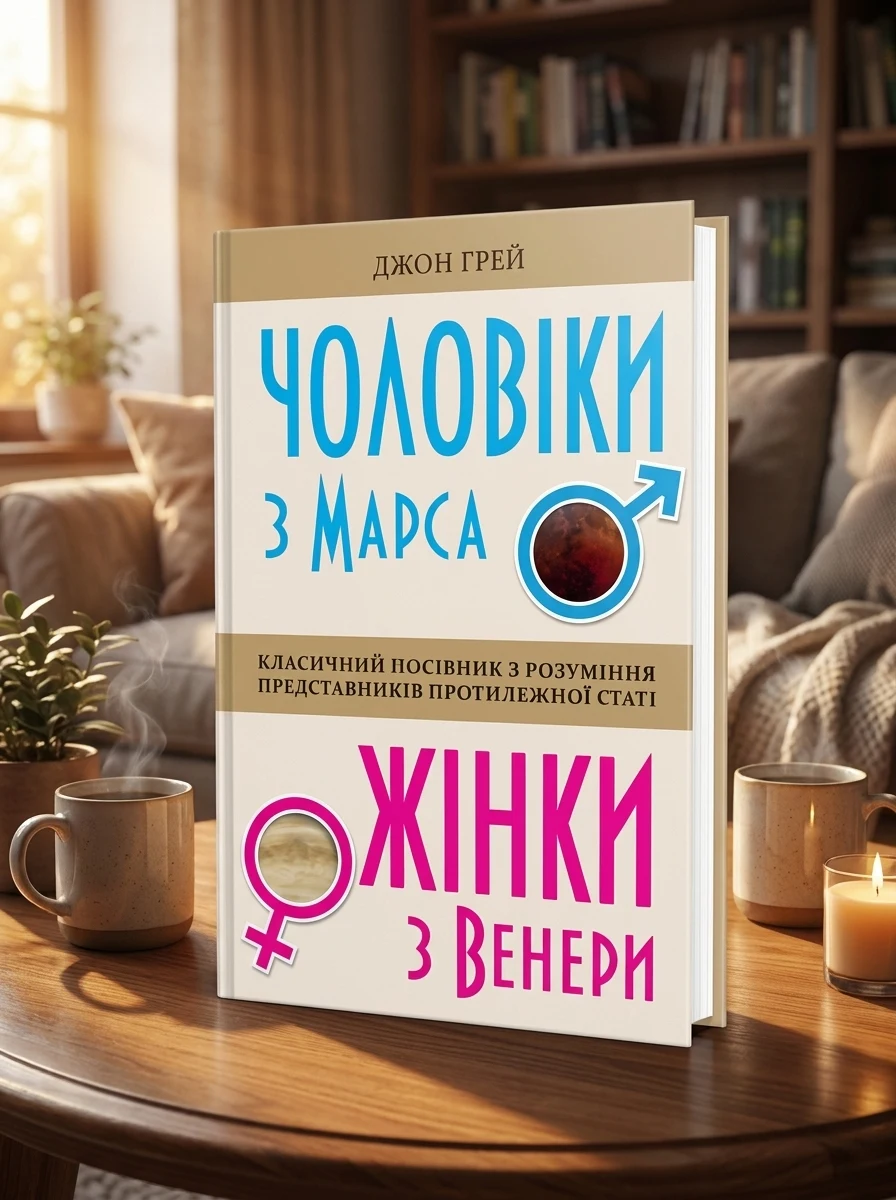Чоловіки з Марса, жінки з Венери. Класичний посібник з розуміння представників протилежної статі | купити книгу онлайн