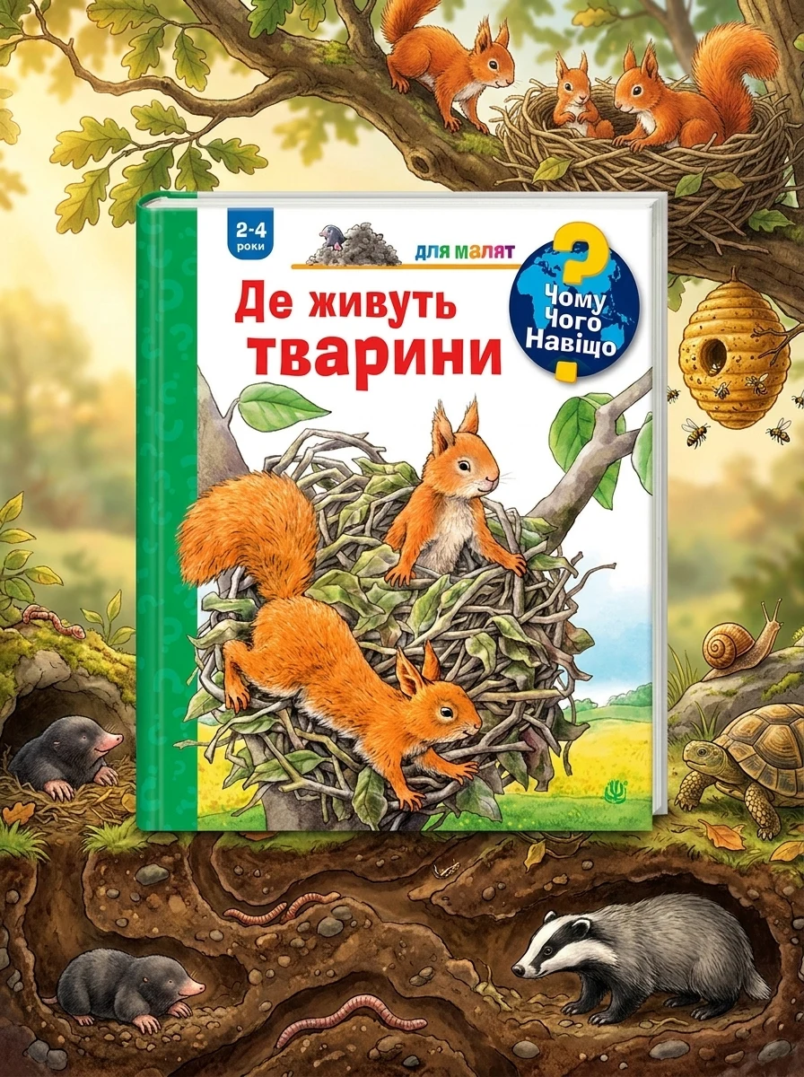 Чому? Чого? Навіщо? Де живуть тварини. 2-4 роки — Дитячі енциклопедії