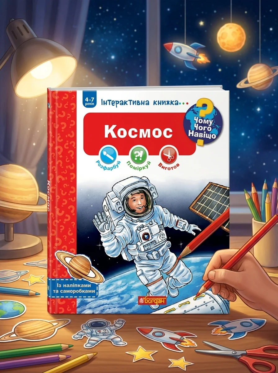 Чому? Чого? Навіщо? Космос. 4-7 років — Книги-іграшки