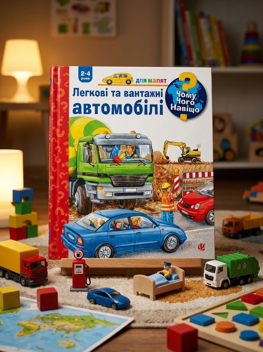 Чому? Чого? Навіщо? Легкові та вантажні автомобілі. 2-4 роки
