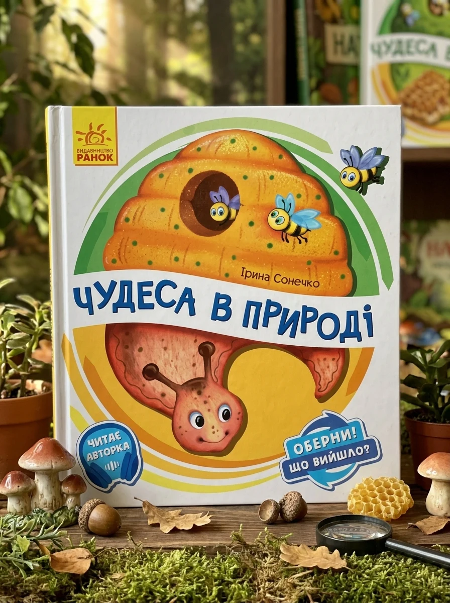 Чудеса в природі. Оберни! Що вийшло? — Розвивальні книги