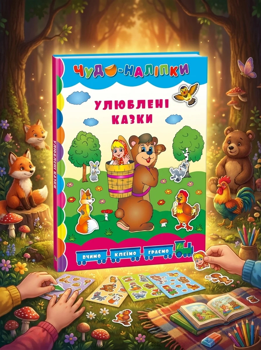 Чудо-наліпки. Улюблені казки — Казки