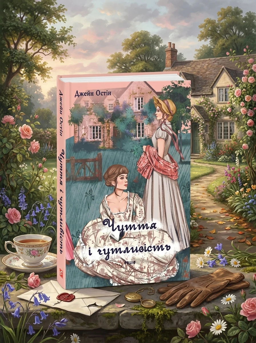 Чуття і чутливість («жіноча» версія обкладинки) — Класична зарубіжна проза