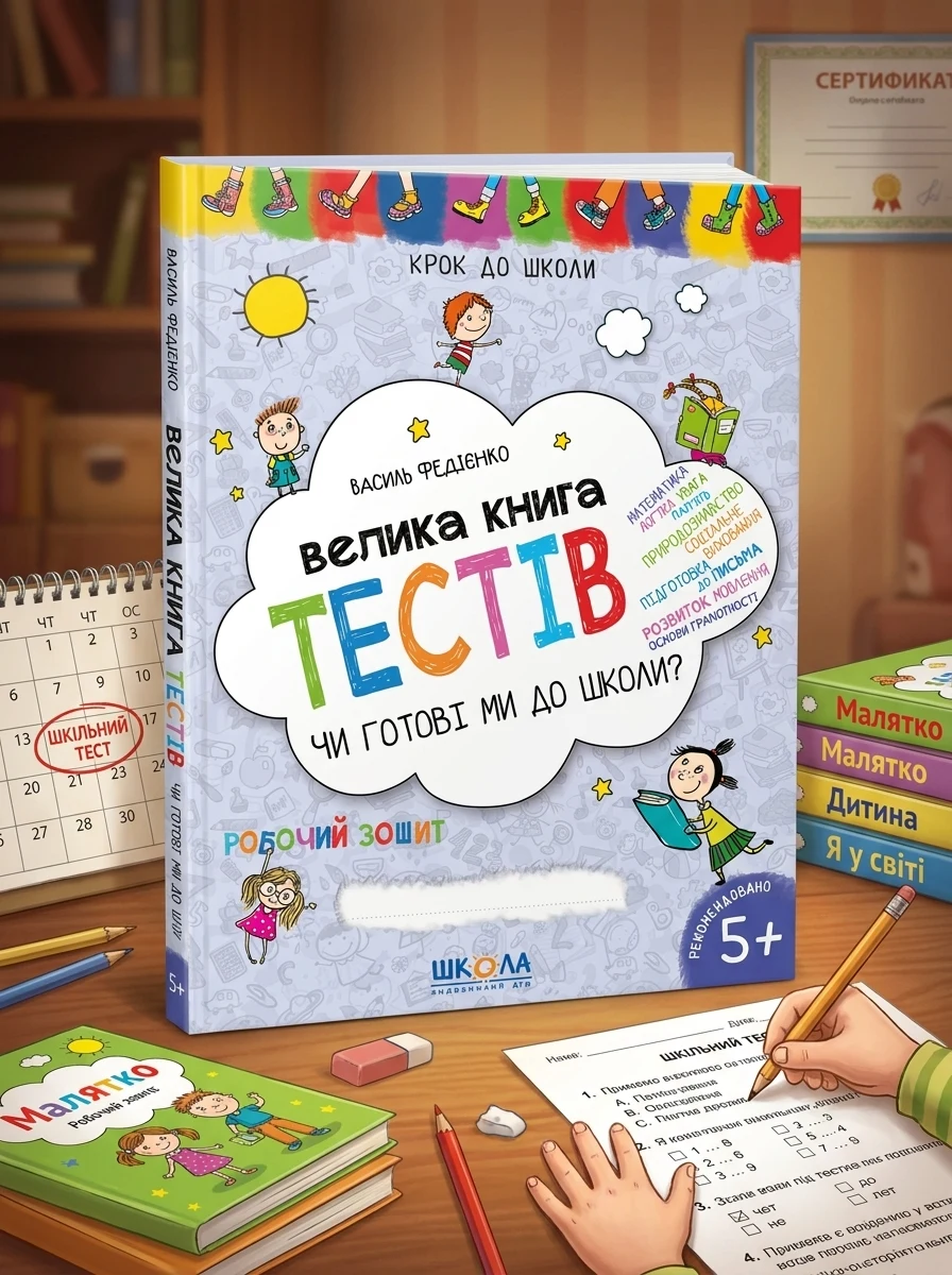 Чи готові ми до школи? Велика книга тестів. 4-6 років — Підготовка до школи