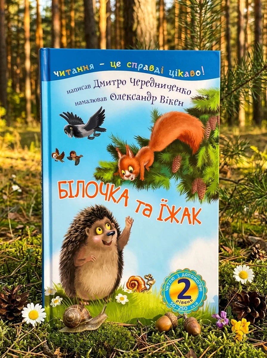Читаю з допомогою. 2 рівень. Білочка та їжак
