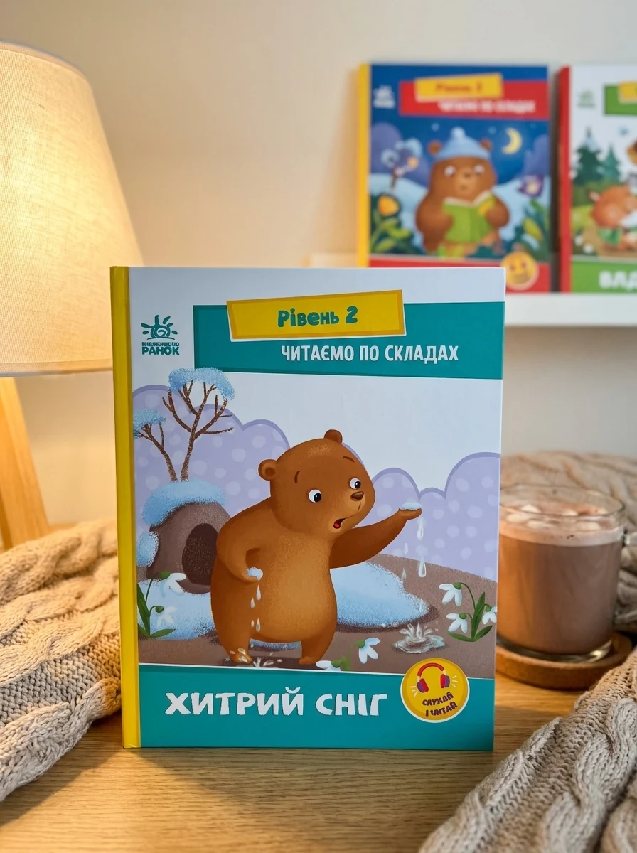 Читаємо по складах. Хитрий сніг — Розвивальні книги