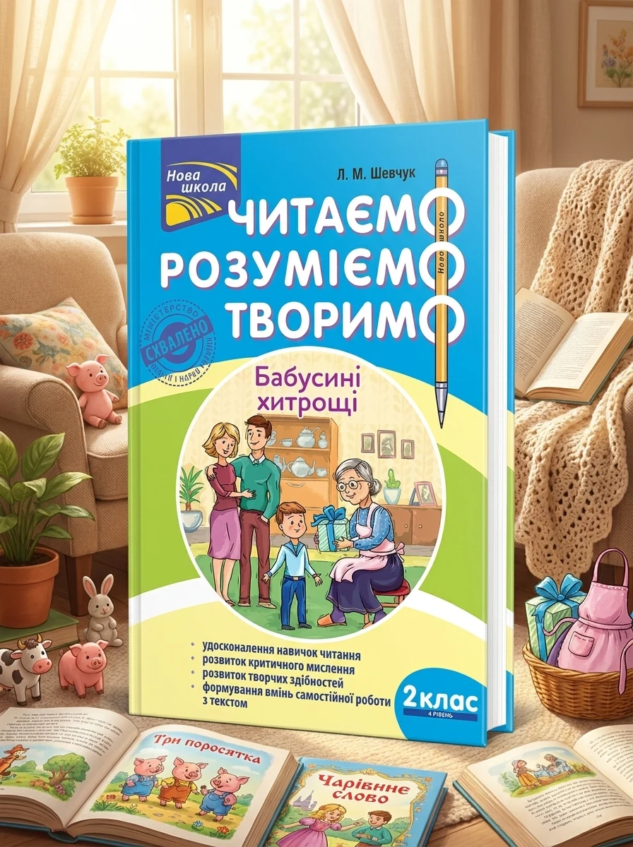 Читаємо, розуміємо, творимо. Бабусині хитрощі 2 клас. 4 рівень — Пізнавальні книги для дітей