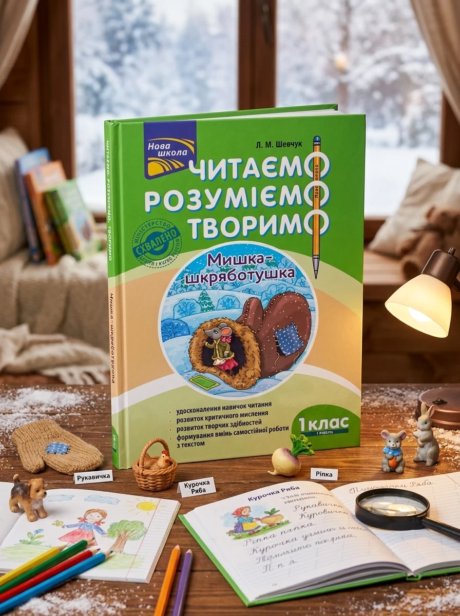 Читаємо, розуміємо, творимо. Мишка-шкряботушка. 1 клас. 1 рівень — Пізнавальні книги для дітей