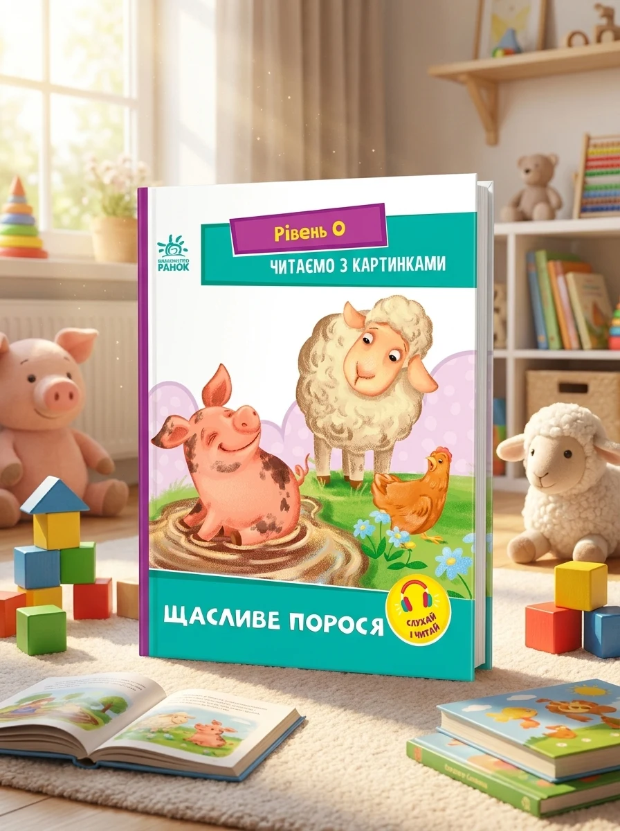 Читаємо з картинками. Щасливе порося — Казки
