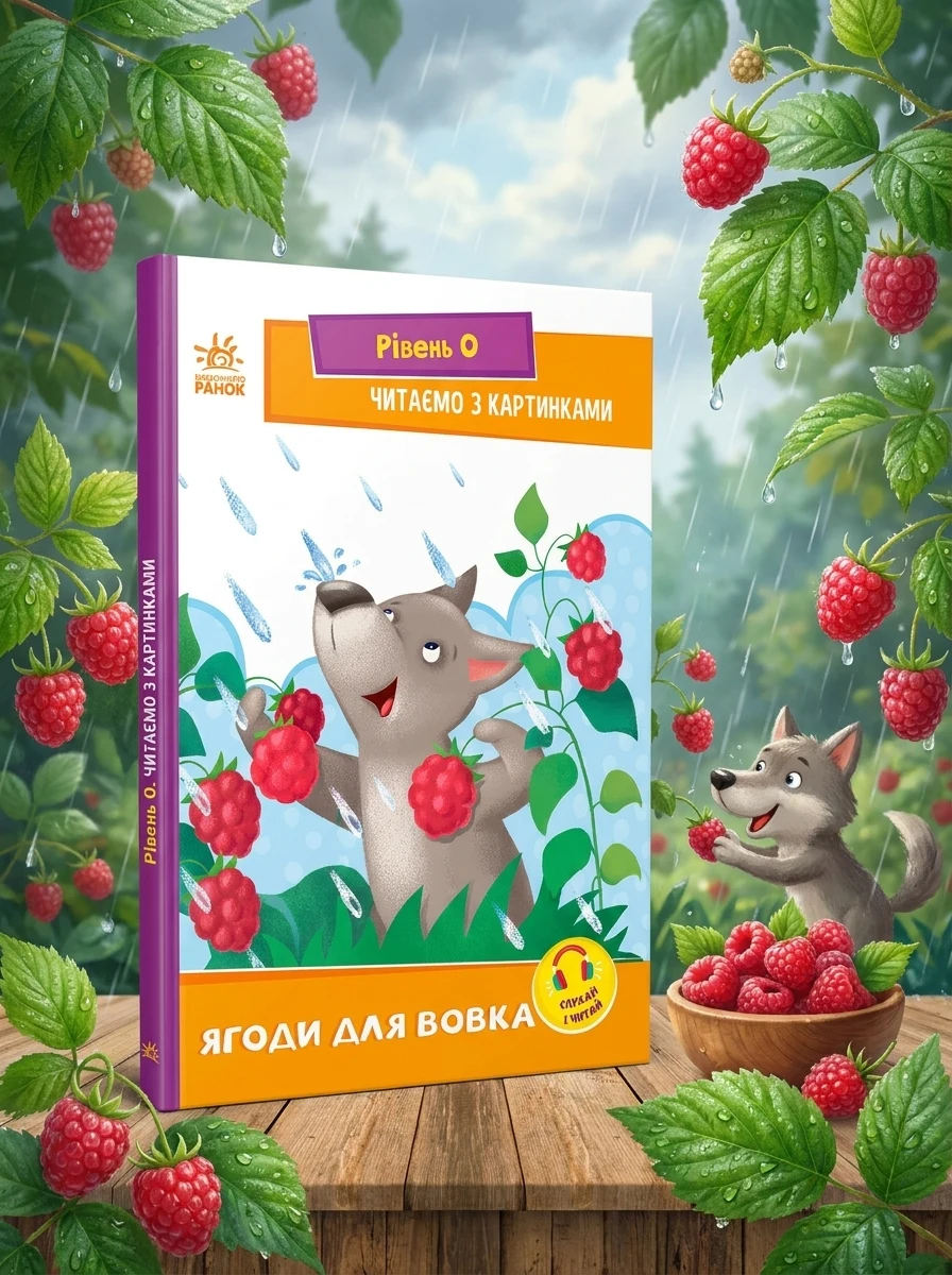 Читаємо з картинками. Ягоди для вовчика — Казки