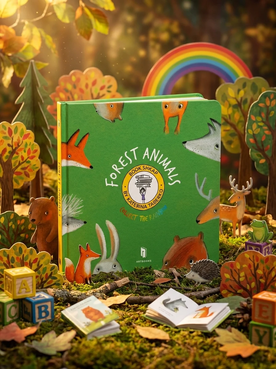Collect the rainbow. Forest animals — фото 2