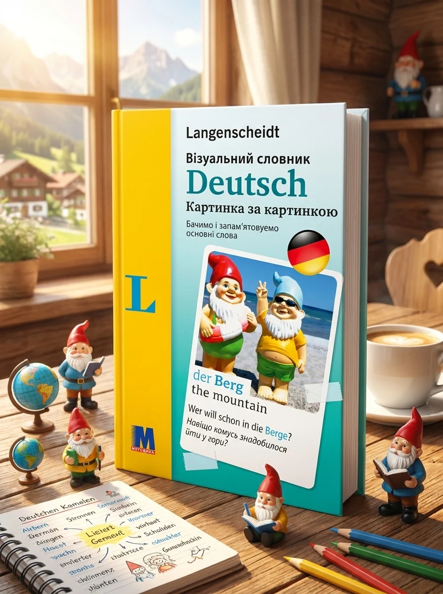 Deutsch. Візуальний німецько-український словник. Картинка за картинкою — Вивчення мов