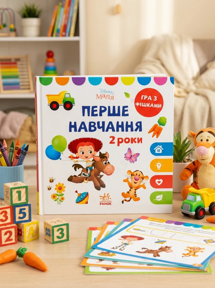 Disney Маля. Перше навчання. Мені 3 роки (Комплект 2 книжки) — Книги для малят