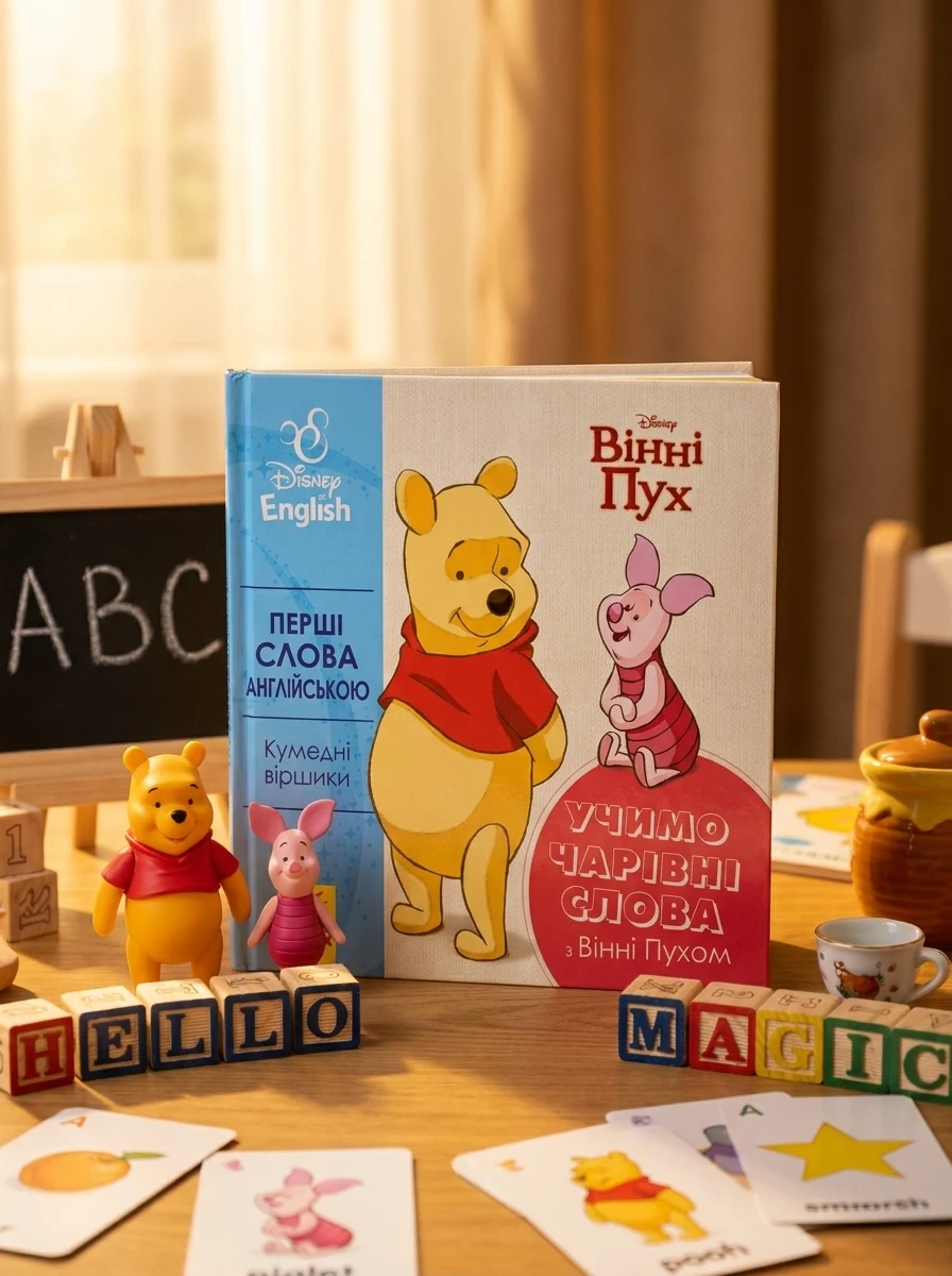 Disney. Перші слова англійською. Учимо чарівні слова з Вінні Пухом — фото 2