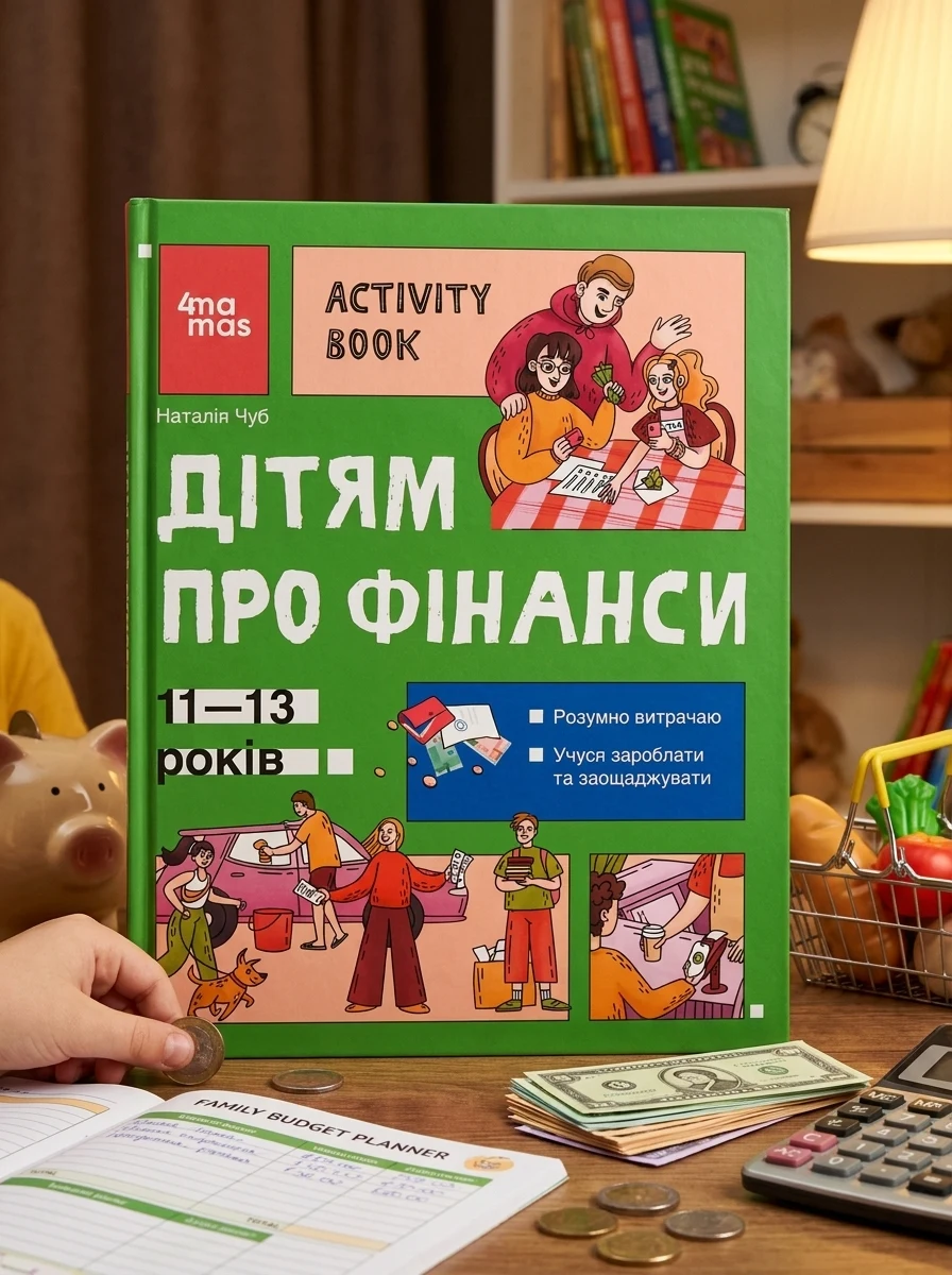 Дітям про фінанси. Activity Book. 11-13 років — Пізнавальні книги для дітей