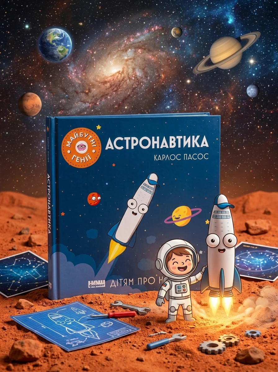 Дітям про науку. Астронавтика | купити книгу онлайн