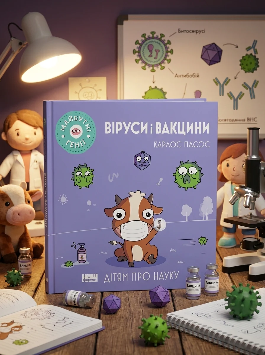 Дітям про науку. Віруси і вакцини | купити книгу онлайн