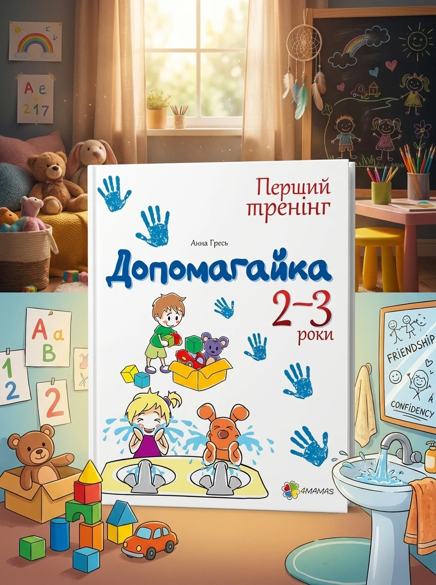Допомогайка. Зошит для занять з дітьми. 2-3 роки — Розвивальні книги