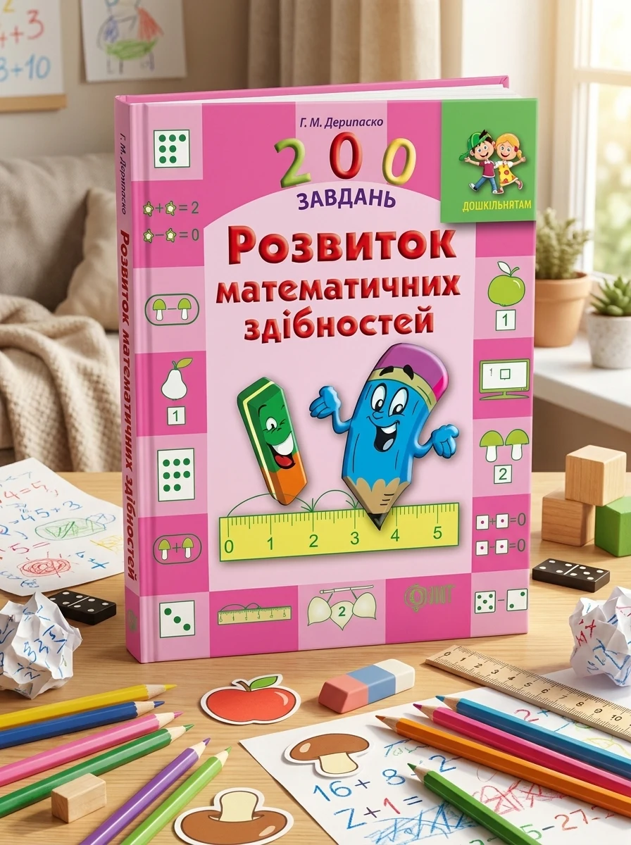 Дошкільнятко. 200 завдань. Розвиток математичних здібностей — фото 2