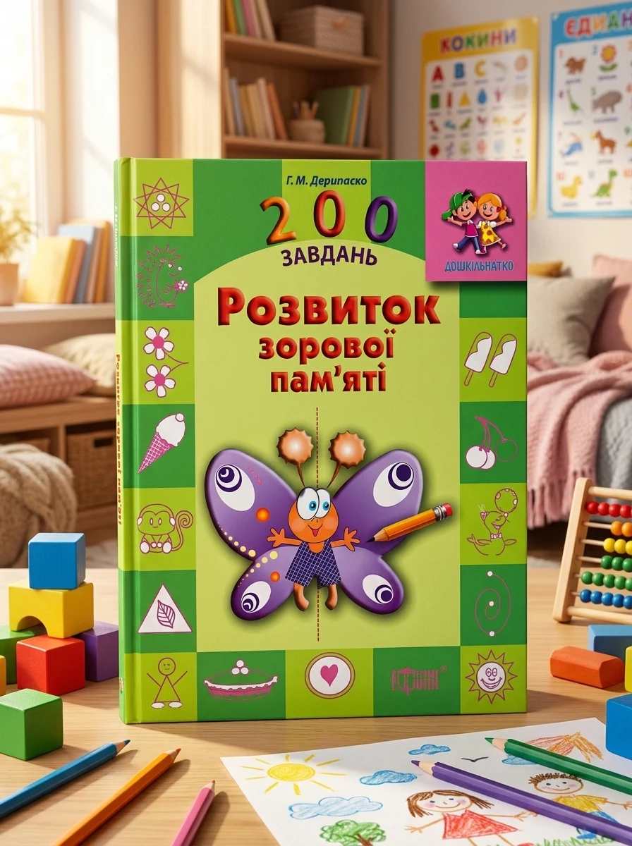 Дошкільнятко. 200 завдань. Розвиток зорової пам`яті — фото 2